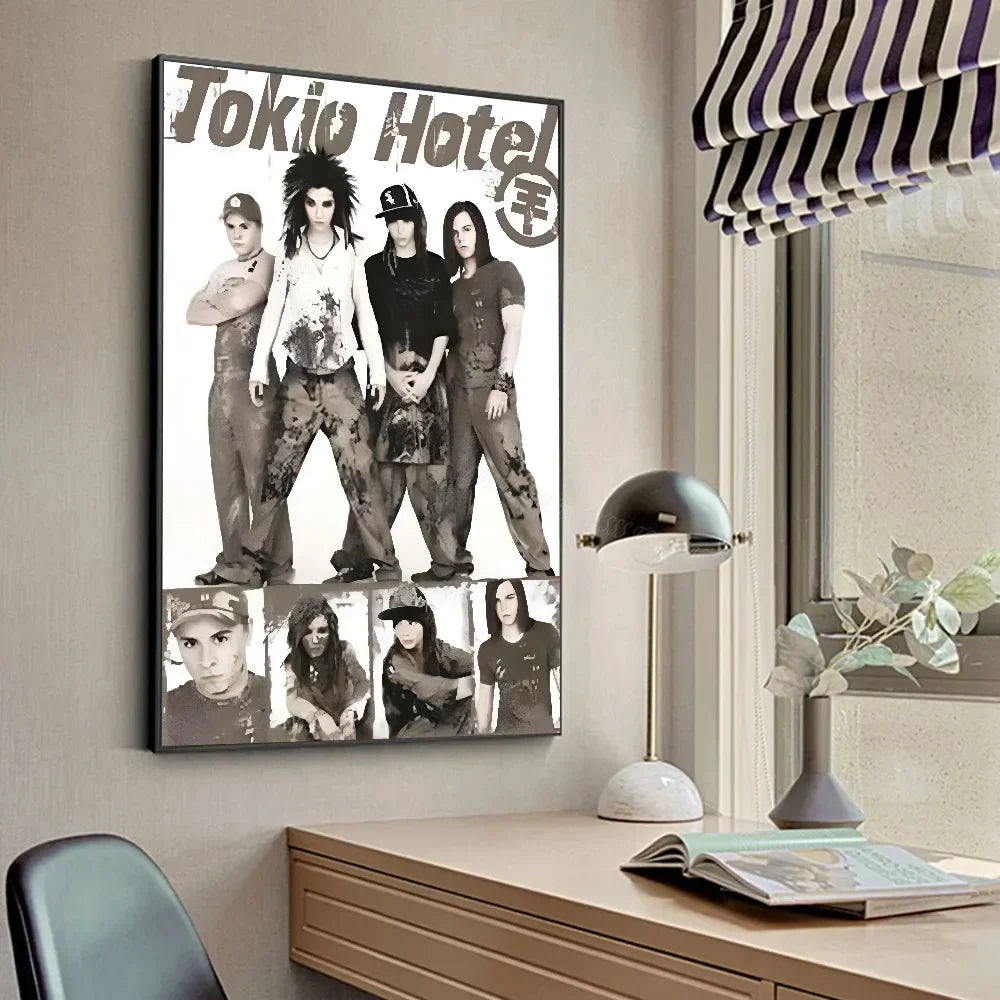 T-Tokio Hotel Poster HD Posters Home Room Bar Cafe Decor Art Wall Painting Picture