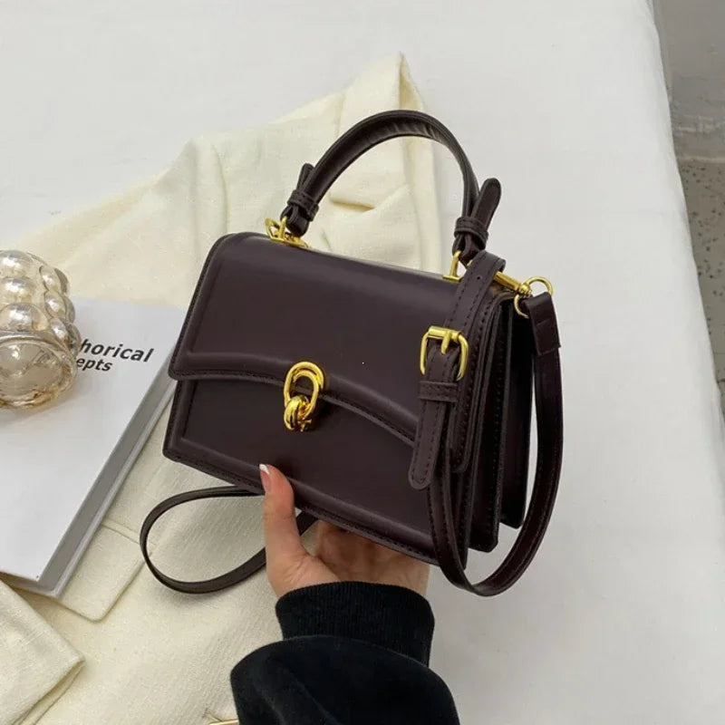New Small PU Leather Crossbody Bags for Women | Simple Totes Shoulder Bag & Lady Luxury Brand Designer Handbags and Purses
