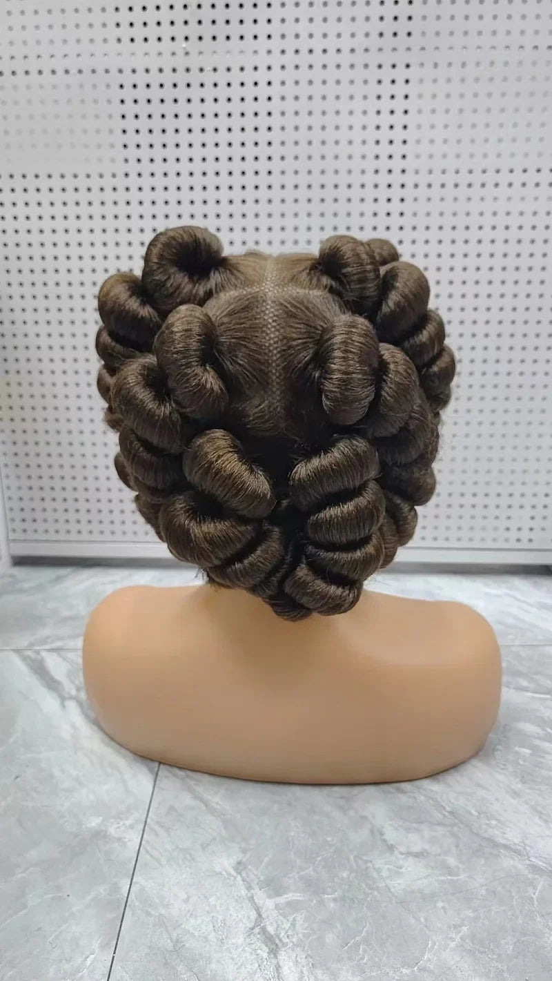 HD Full Lace Knotless Box Braids Wig | Handmade African Braiding Hair
