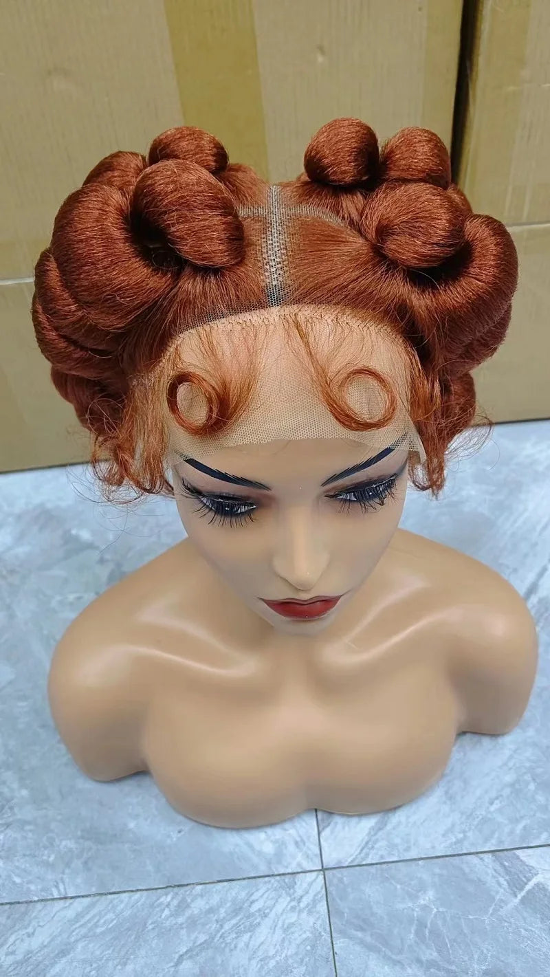 HD Full Lace Knotless Box Braids Wig | Handmade African Braiding Hair