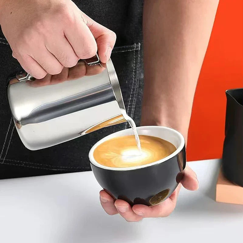 Stainless Steel Scale Lahua Cup 350/600/1000ml Milk Jugs Milk Craft Milk Pitcher Coffee Latte Frothing Art Jug Pitcher Mug Cup