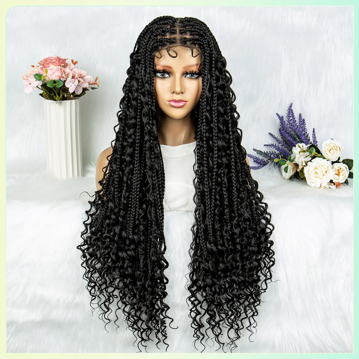 KIMA Box Twisted Dreadlocks Wig | Full Lace Front with Baby Hair