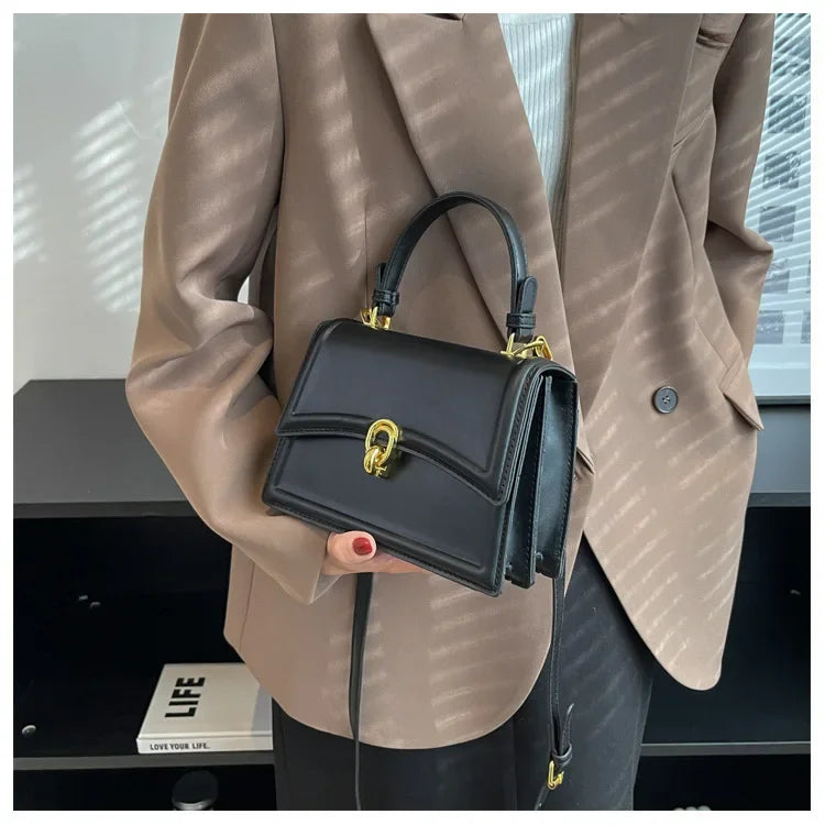 New Small PU Leather Crossbody Bags for Women | Simple Totes Shoulder Bag & Lady Luxury Brand Designer Handbags and Purses