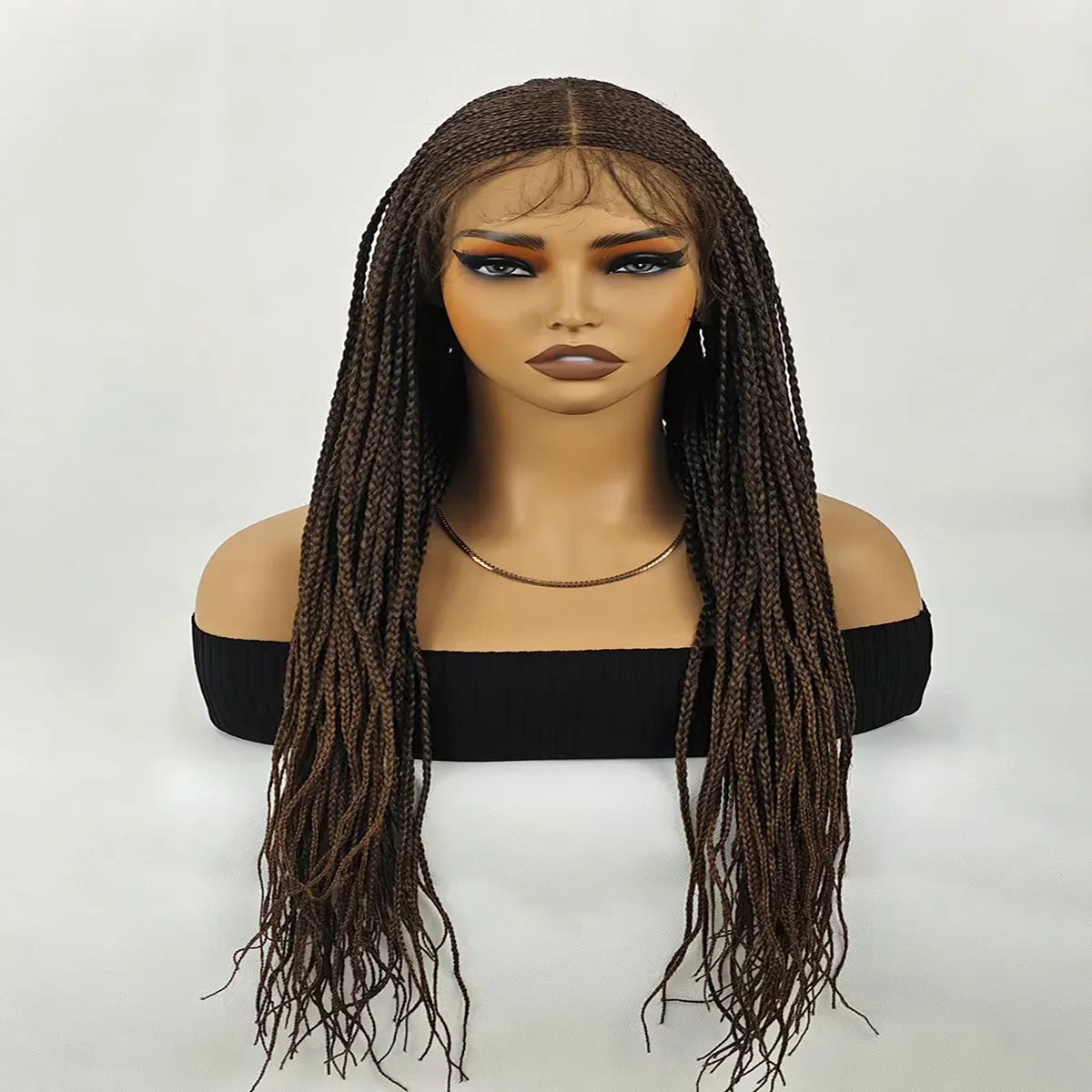 Long Curly Braided Wig | Synthetic Braiding Wig | Daily Use | 26+ Inches