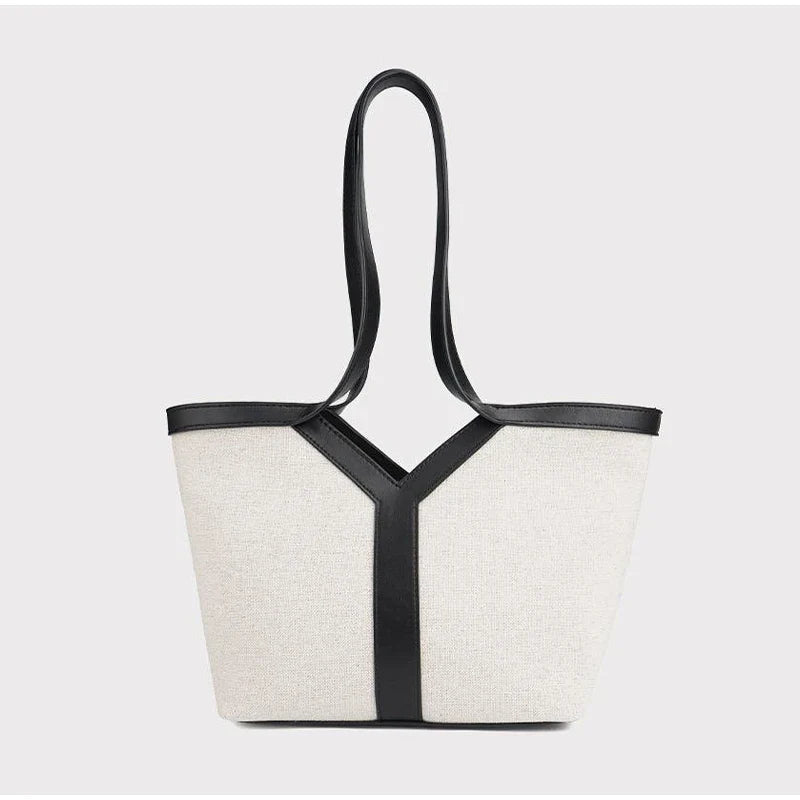 Y-shaped Design Shoulder Bag 2025 | Brand Seaside Beach Vacation Travel Hollow Straw Large Capacity Tote Bag (Casual Light Handbag)