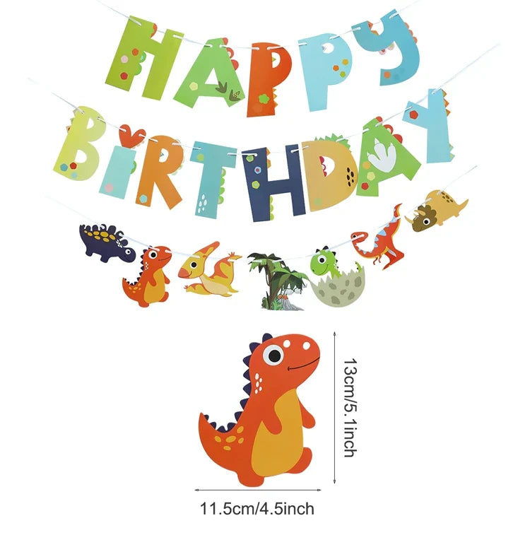 Dinosaur Party Backdrop Dinosaur Birthday Party Decorations Kids Boy Baby Shower Decor Jungle Safari Birthday Party Supplies
