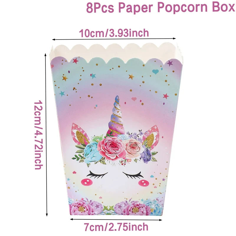 Rainbow Unicorn PE Tablecloth Happy Unicorn Theme Birthday Party Decorations Kids Favors Table Cover Girls Baby Shower Supplies