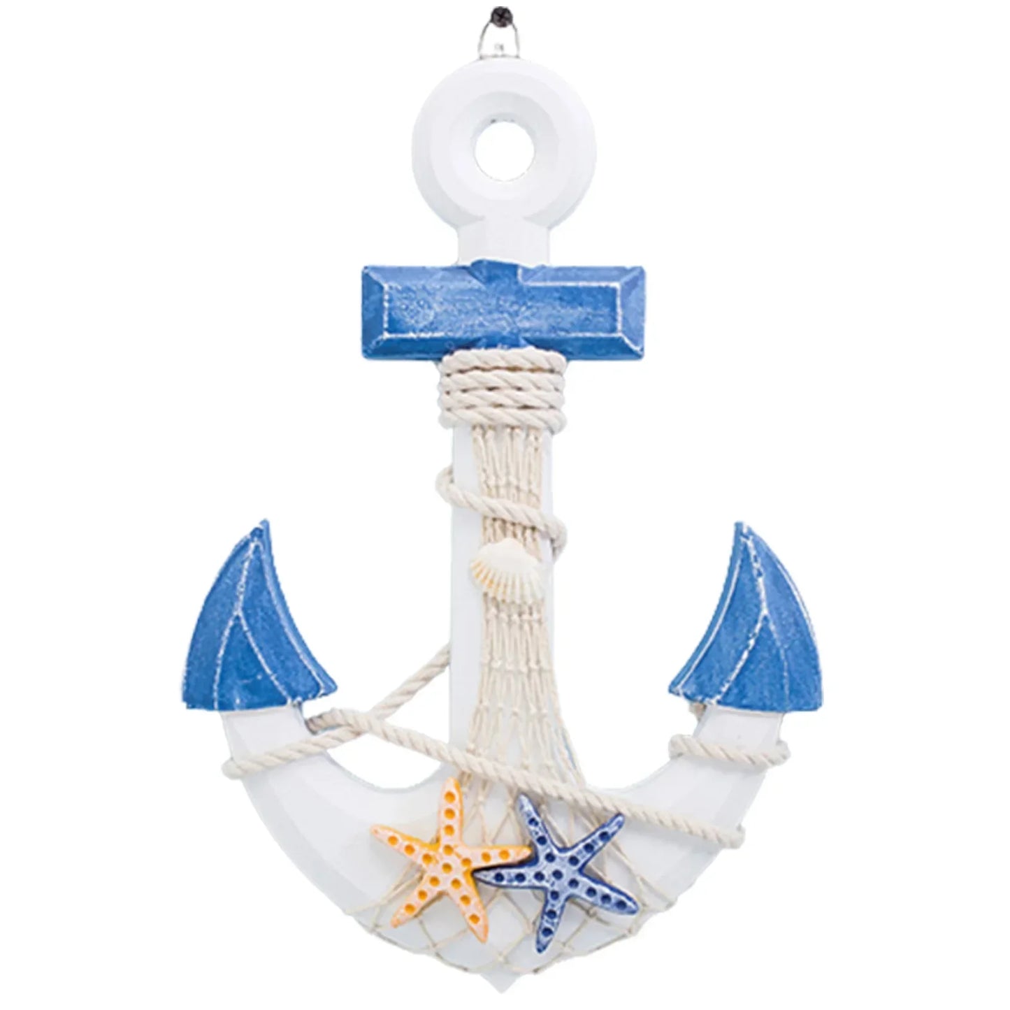 Handcraft Nautical Beach Ship Wheel Décor Coastal Boat Life Buoy Wall Hangings Ornaments Boat Anchor Decoration 2024 Gift