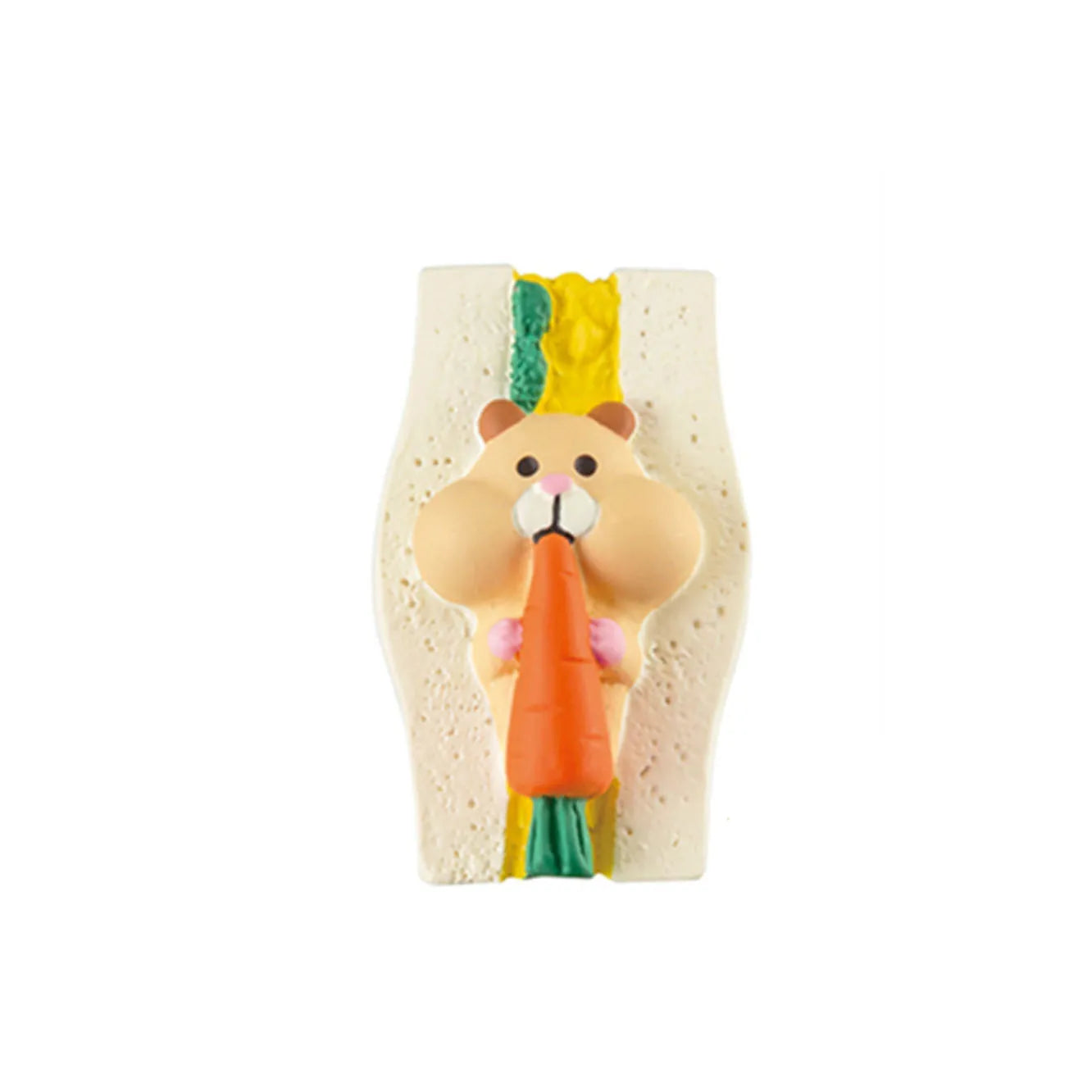 1pc ZAKKA Japanese Cat Food Bakery Coffee Shop Scene Decoration Resin Crafts Small Ornaments Croissant Donut Dessert Cupcake