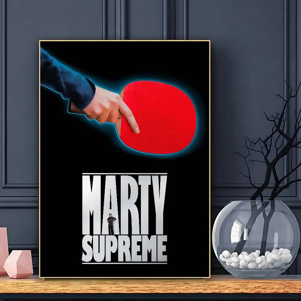 Hot Film Marty Supreme Poster HD Art Sticky Wall Waterproof Home Living Room Bar Decoration