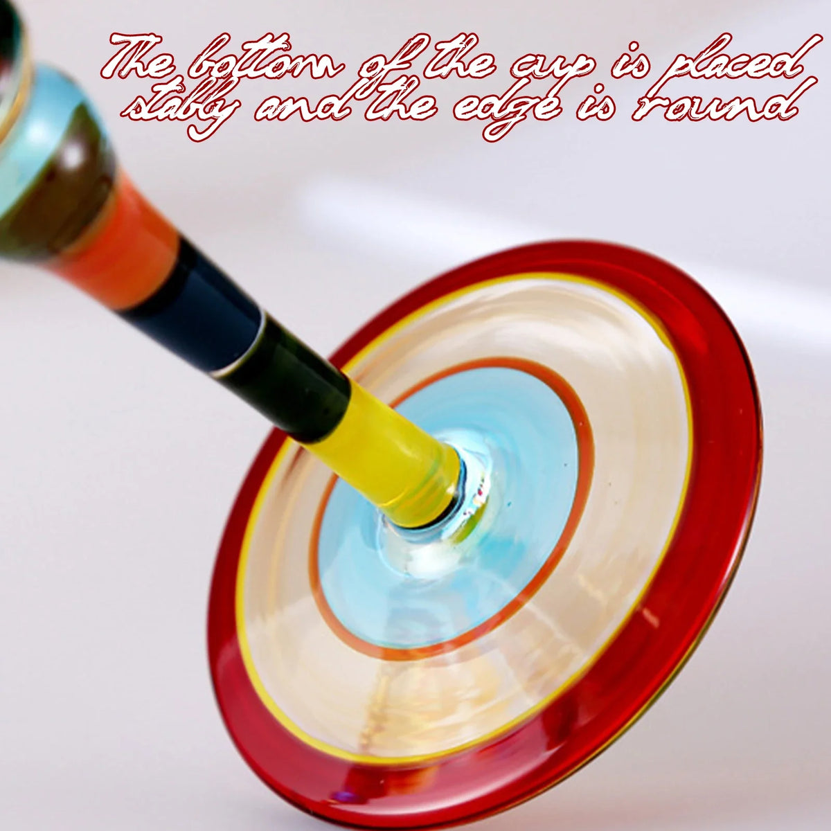 Margarita Cocktail Goblet Cup Multi-Purpose Colorful Wine Glasses for Home Bar Wedding Party