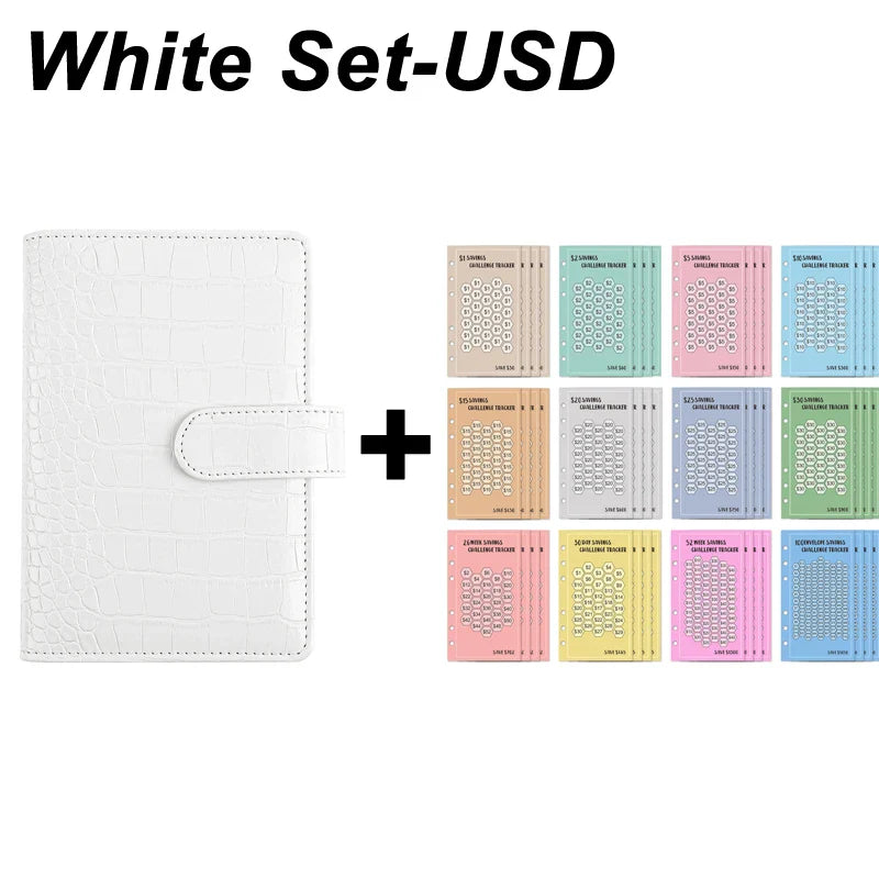 A6 100 Envelopes Eave Money, 52 Weeks Save Challenge, 30 Days Save, Euros USD Cash Envelopes Budget Planner Easy To Save