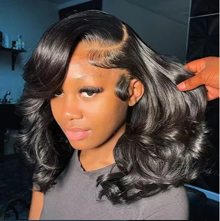 Loose Wave Bob 5x5 HD Lace Closure Wig | Invisible Transparent Lace | Pre-Plucked Human Hair