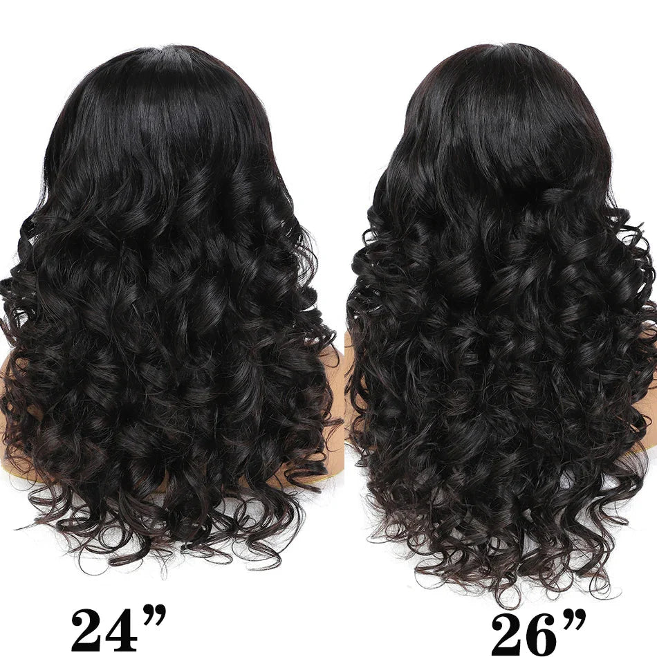 Vietnamese | 100% Raw Hair | Bouncy Loose | Wave | Pre Cut | Glueless | HD | Lace Closure | Wear And Go | 100% Human Hair Wigs