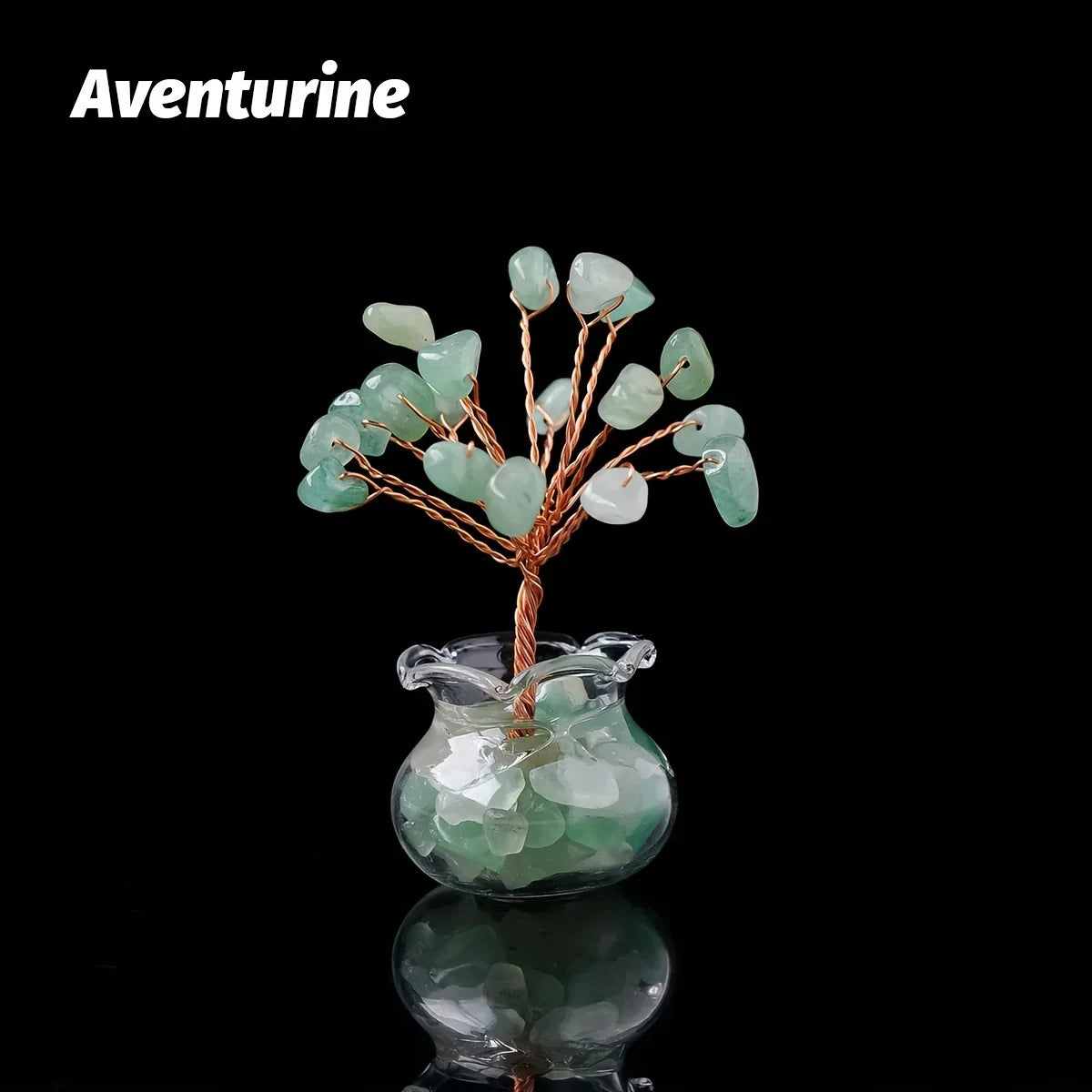 Amethyst Crystal Gravel Tree: Handmade Copper Wire, Healing Stones, Miniature Home Decoration meditation  decoracion