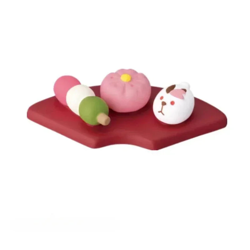 Cute Cat Ornament Admiring Flowers Scene ZAKKA Cherry Blossom INS Trendy Toy DIY Resin Handicraft Ornament