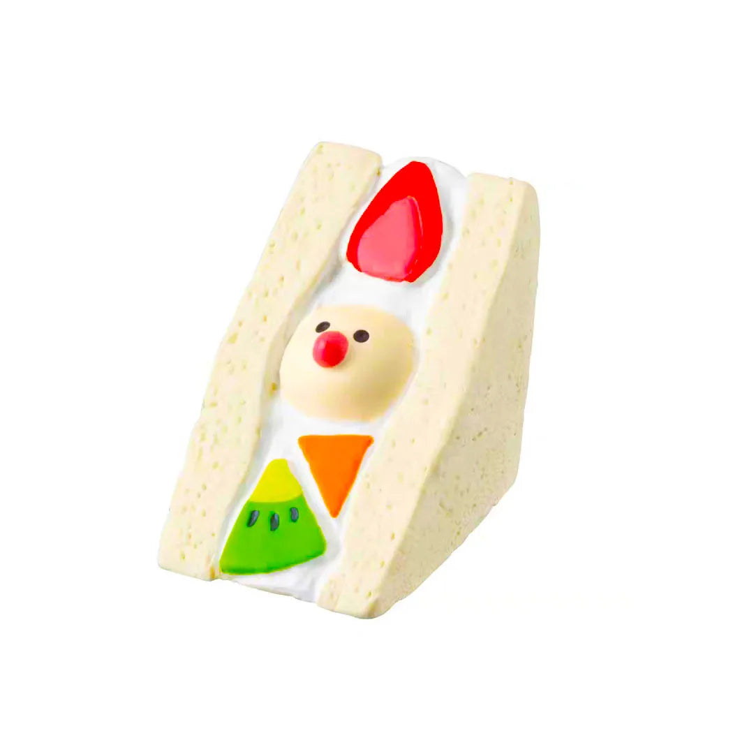 1pc ZAKKA Japanese Cat Food Bakery Coffee Shop Scene Decoration Resin Crafts Small Ornaments Croissant Donut Dessert Cupcake
