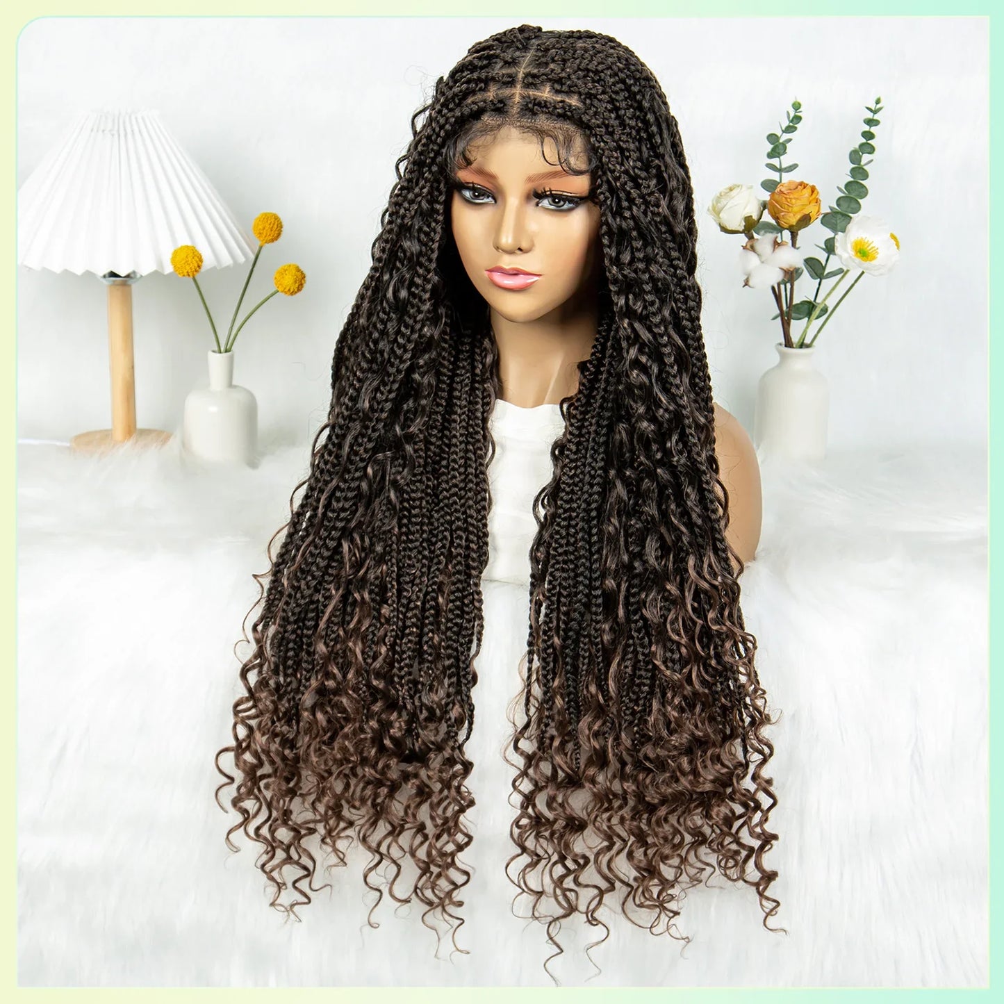 KIMA Box Twisted Dreadlocks Wig | Full Lace Front with Baby Hair