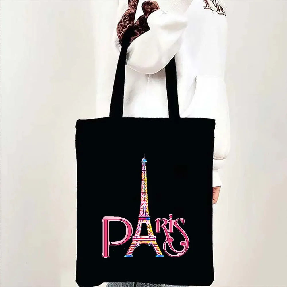 Woman's Large Capacity Canvas Tote Bag | Stylish Travel & Shopping Shoulder Handbag (Work, Gym, Grocery, Eco-Friendly)