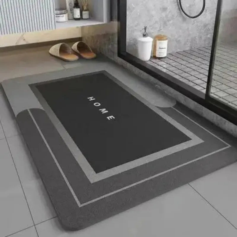 VIAKAM Soft Diatomite Floor Mats Household Bathroom Doorway Water-absorbent Floor Mats Bathroom Entrance Non-slip Foot Mats