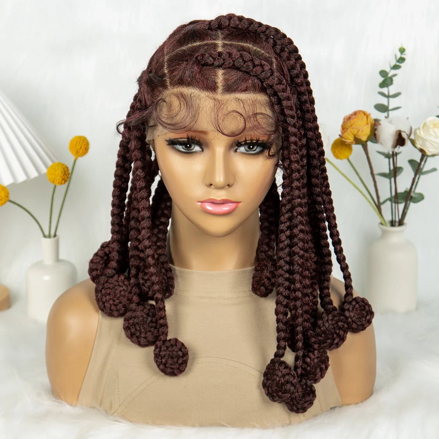 KIMA Chunky Knotless Bantu Box Braids Wig | Full Lace
