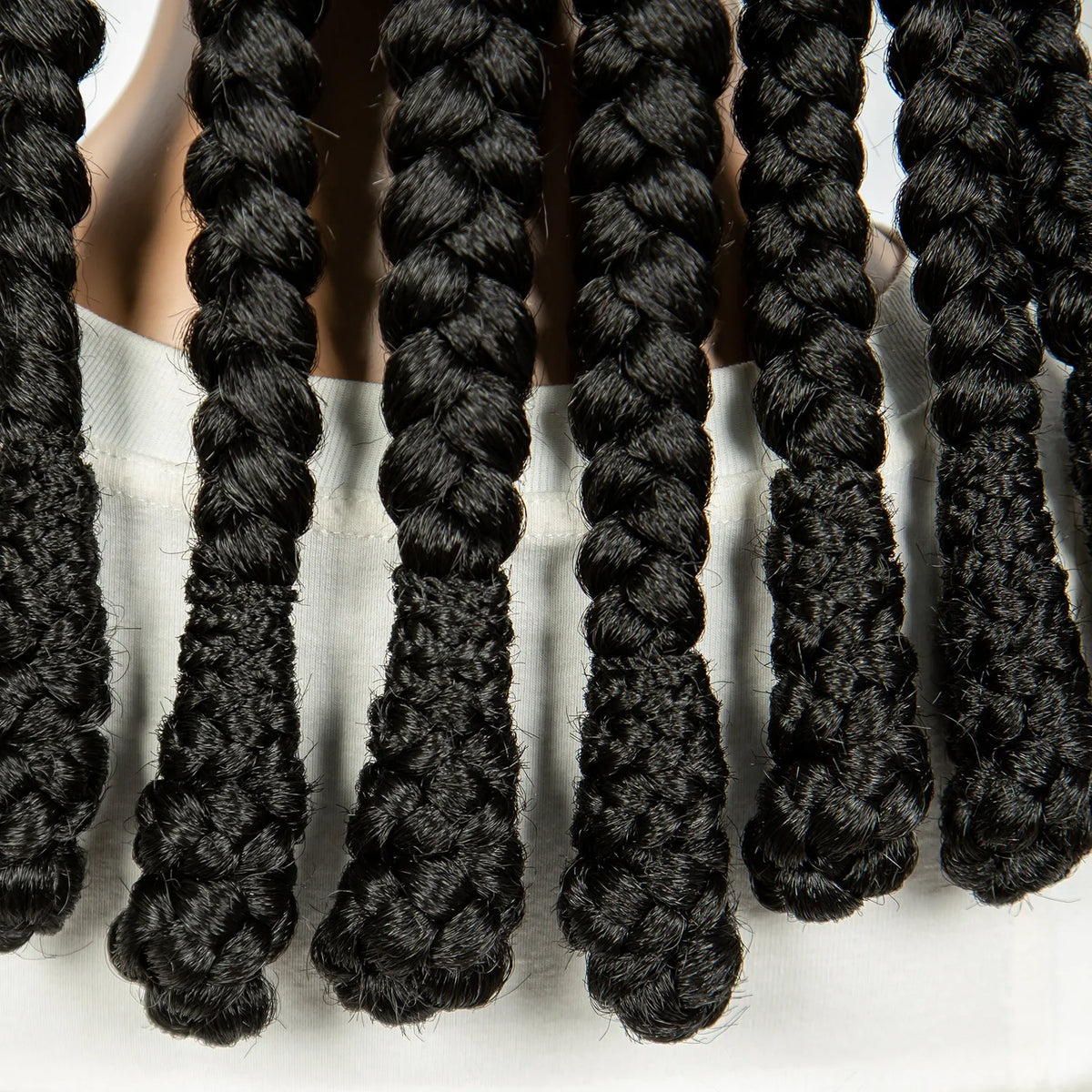 Box Braids Wig Crochet Hair Bohemian Braids Braiding Hair With  Pre-plucked Synthetic Crochet Hair for Women