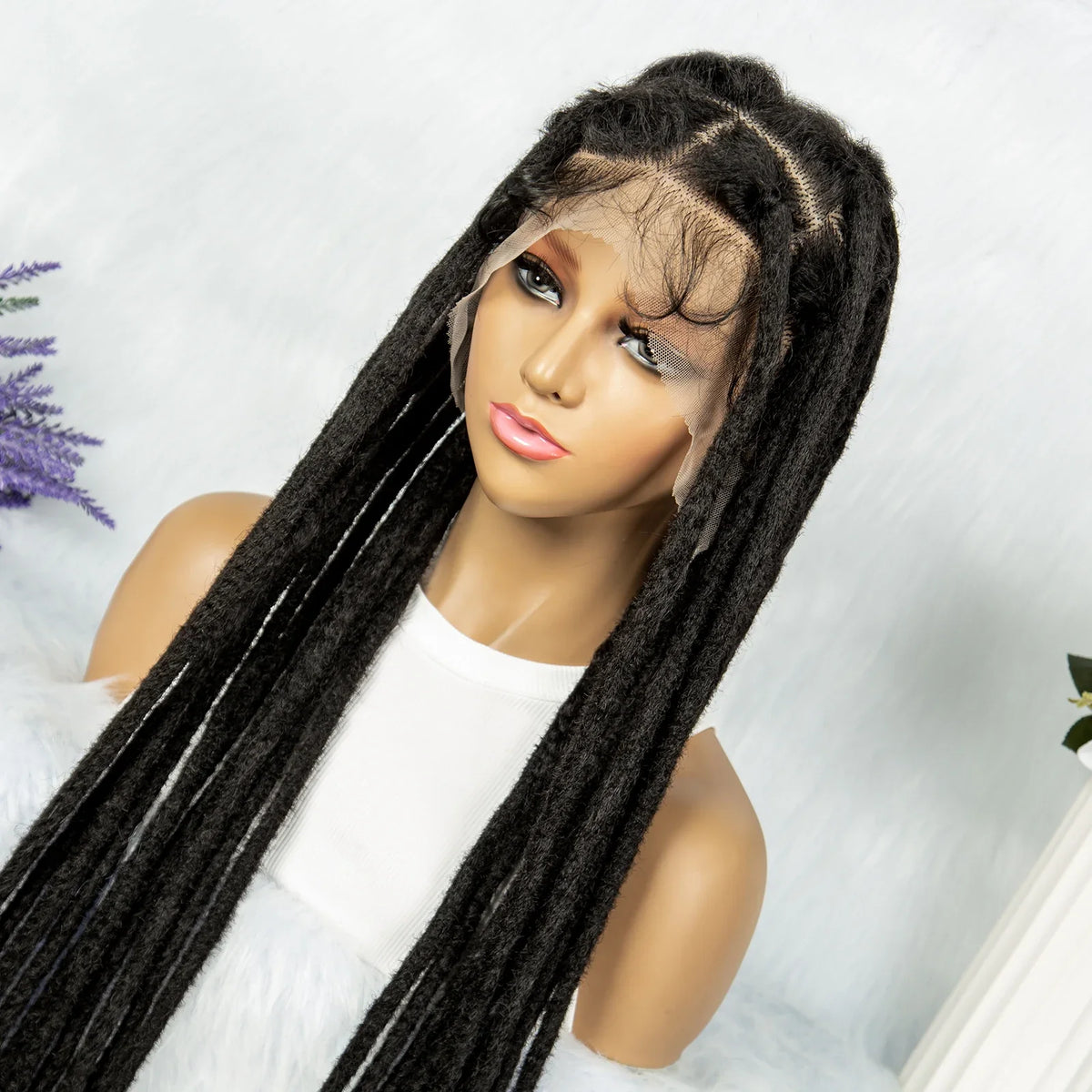 KIMA 50" Extra Long Box Braids Wig | Full Lace Front