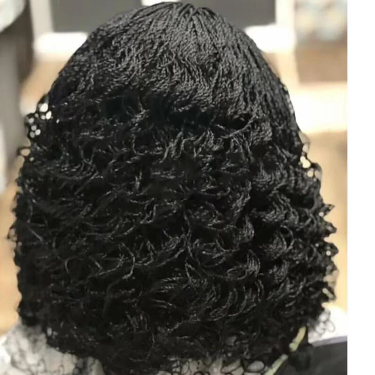 Micro Twist Braided Bob Wig | 5x5 HD Lace | Box Braids | Kanekalon Fiber | Pixie Style | Black Women