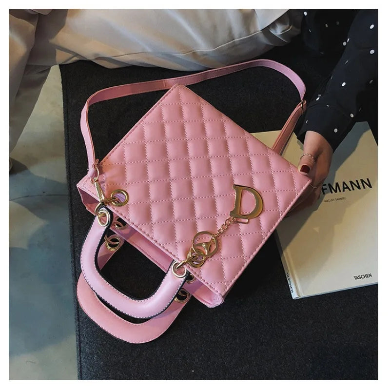 Luxury Lingge Chain Tote Bag | Women's Fashion Shoulder & Crossbody Handbag