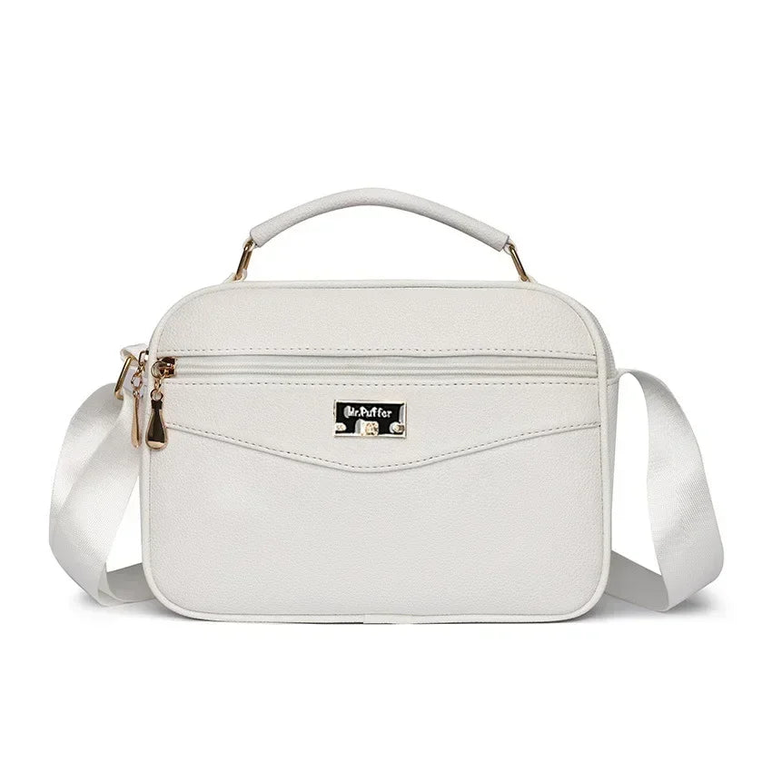 Large Capacity Foreign Trade PU Small Square Bag | New Women's Simple Handbag & Versatile Crossbody Purse