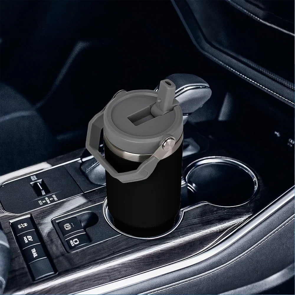 30 Oz Insulated Mug 304 Stainless Steel Drinkware Vacuum Insulation BPA free Tritan Material, Perfect for Iced and Hot Drinks