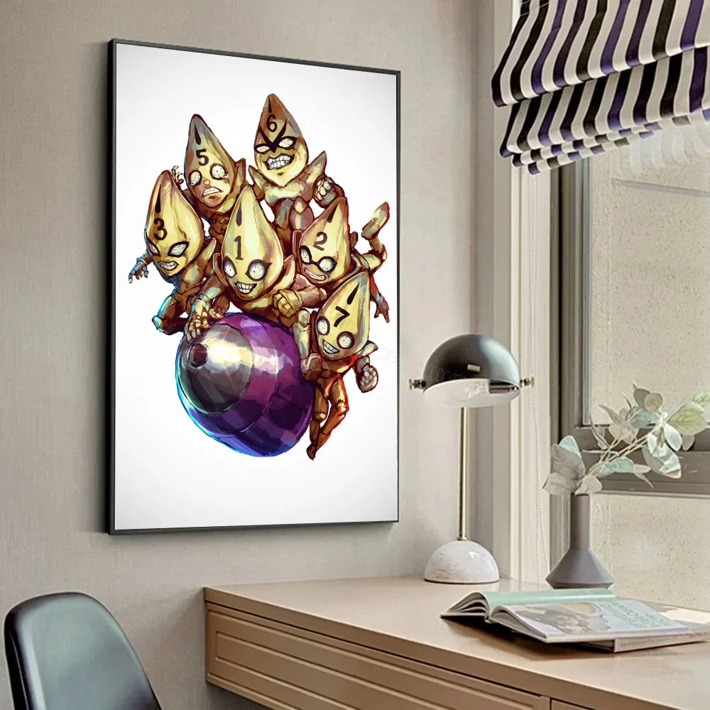 J-JoJo Stand Poster HD Posters Home Room Bar Cafe Decor Art Wall Painting Picture