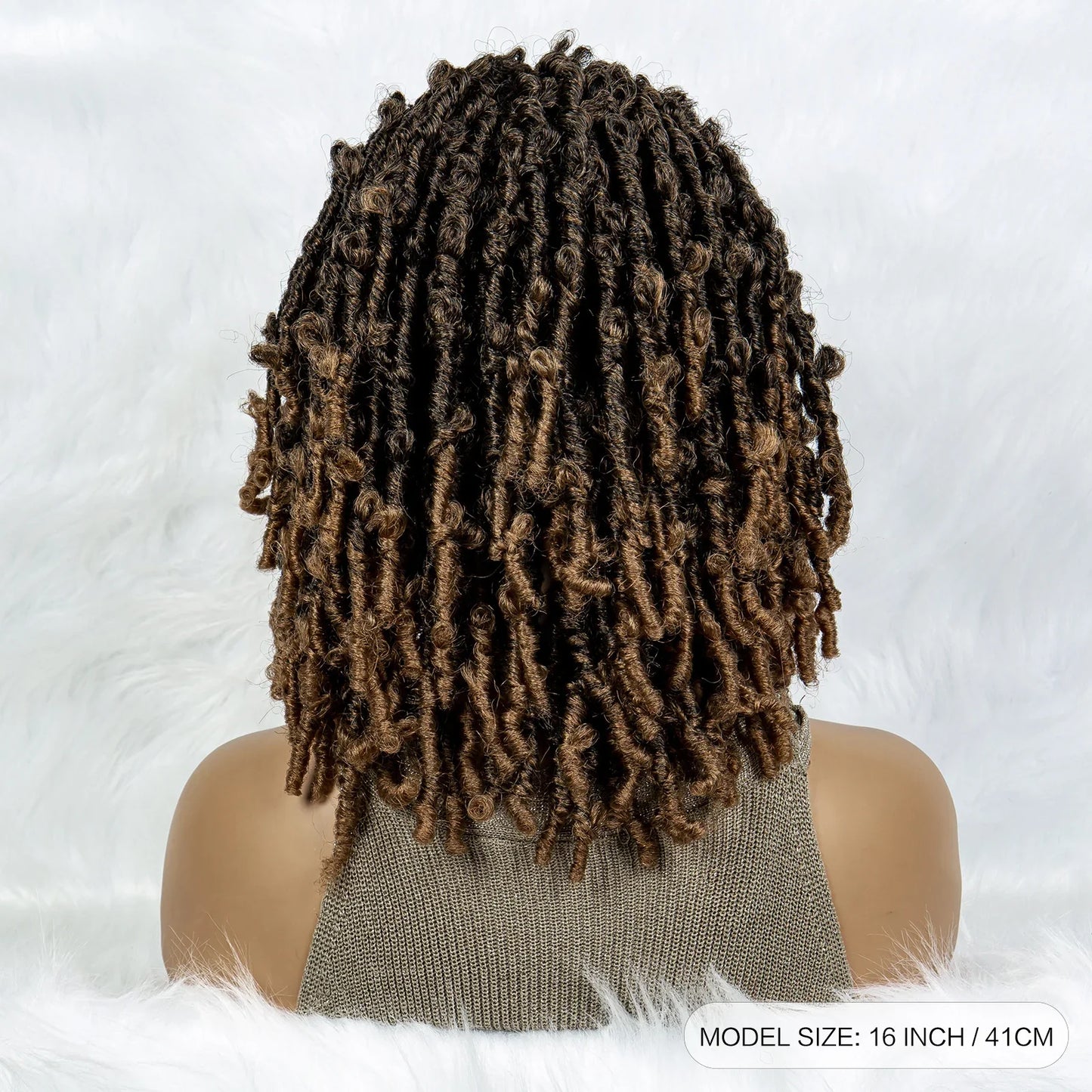 Lightweight Curly End Box Braids Wig | Lace Front
