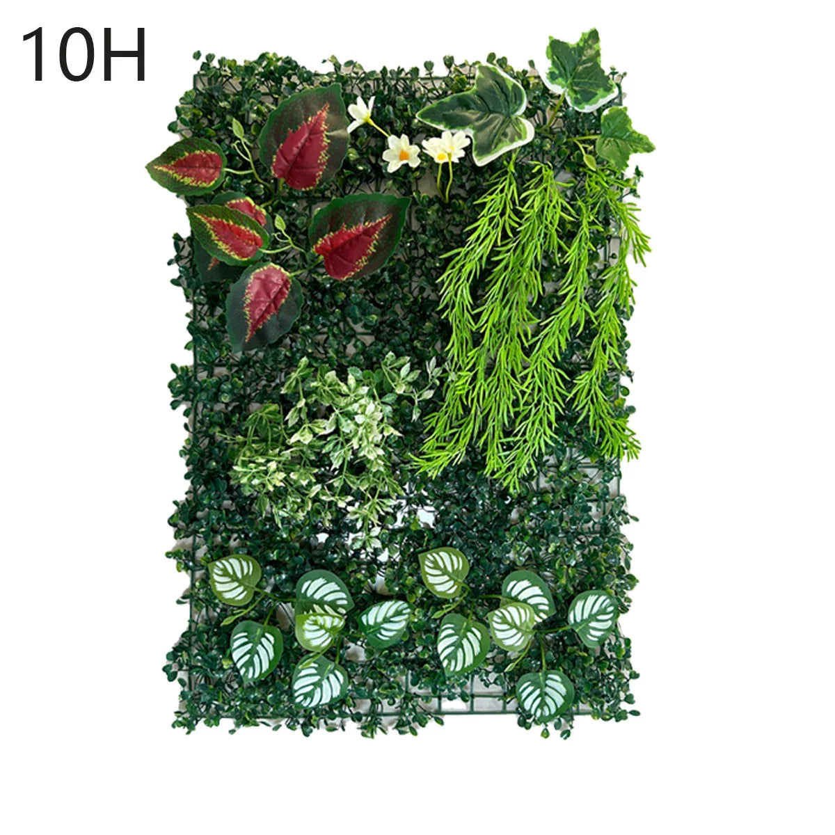 Artificial Ivy & Fern Leaf Wall Panel Plastic Greenery Backdrop for Weddings Parties Events Outdoor/Indoor Decor Party Backdrop