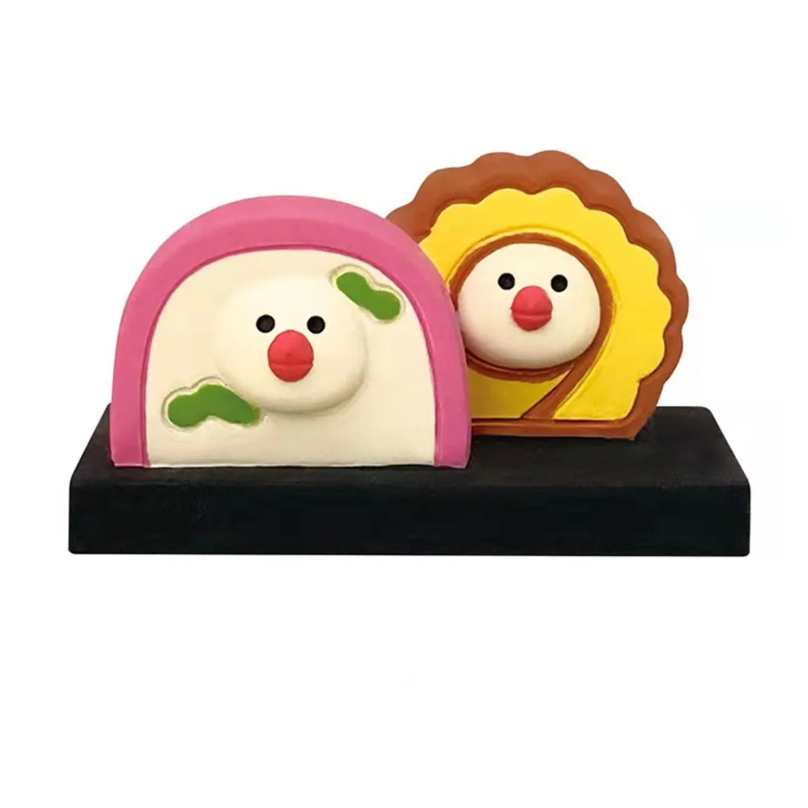 1pc ZAKKA Japanese Cat Food Bakery Coffee Shop Scene Decoration Resin Crafts Small Ornaments Croissant Donut Dessert Cupcake