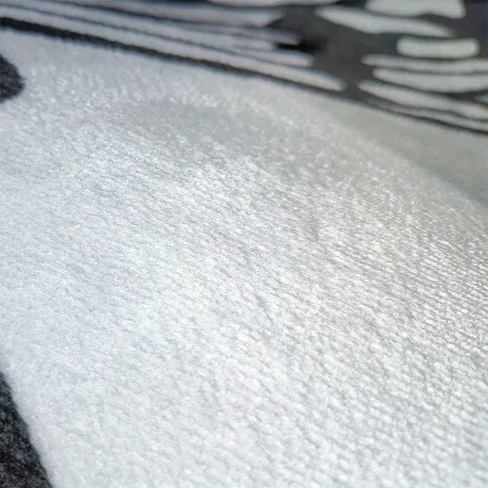 VIKAMA Art Wave Pattern Floor Mat, Anti-Slip And Absorbent, Soft. Home Decoration Carpet In The Entrance, Bathroom Area.