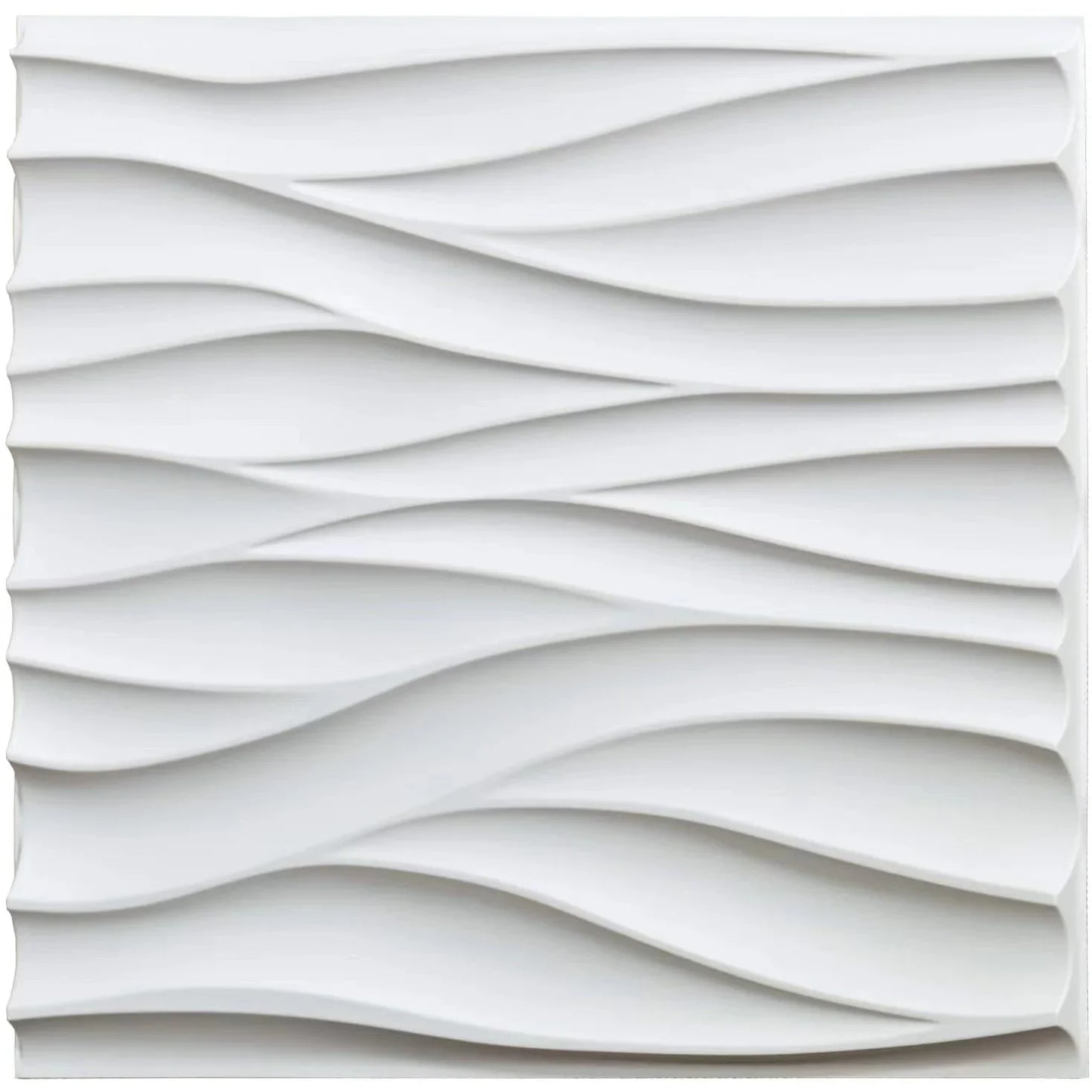 30x30cm Three-dimensional Wave Wall Panels Interior Wall Decor Paintable Wallpaper 3D Wall Decor Covering Panels For Living Room