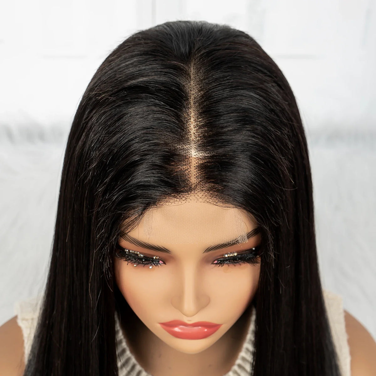 16A Double Drawn 1BT4 Chocolate Brown Bone Straight Wig | 2x6 Real HD Lace Raw Vietnamese Virgin Human Hair