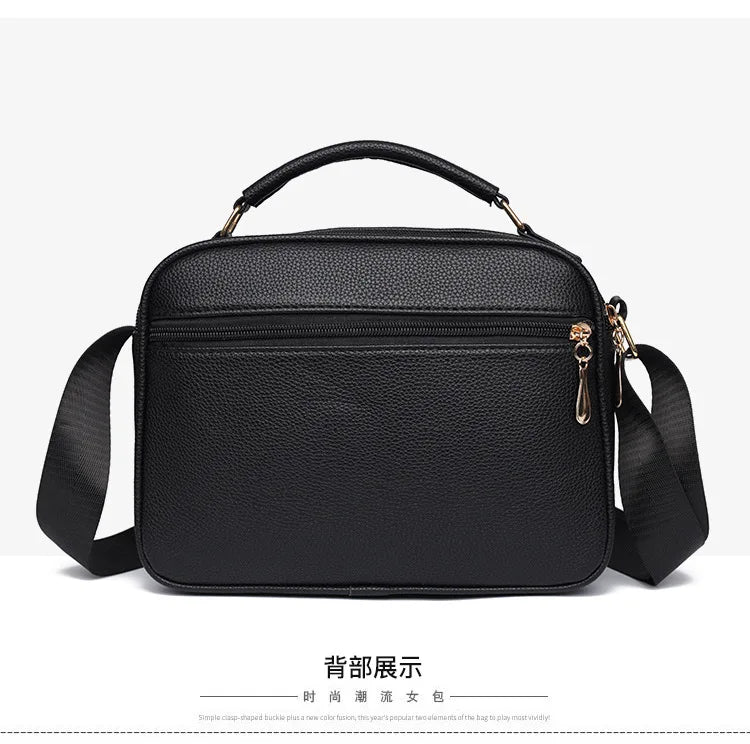 Large Capacity Foreign Trade PU Small Square Bag | New Women's Simple Handbag & Versatile Crossbody Purse