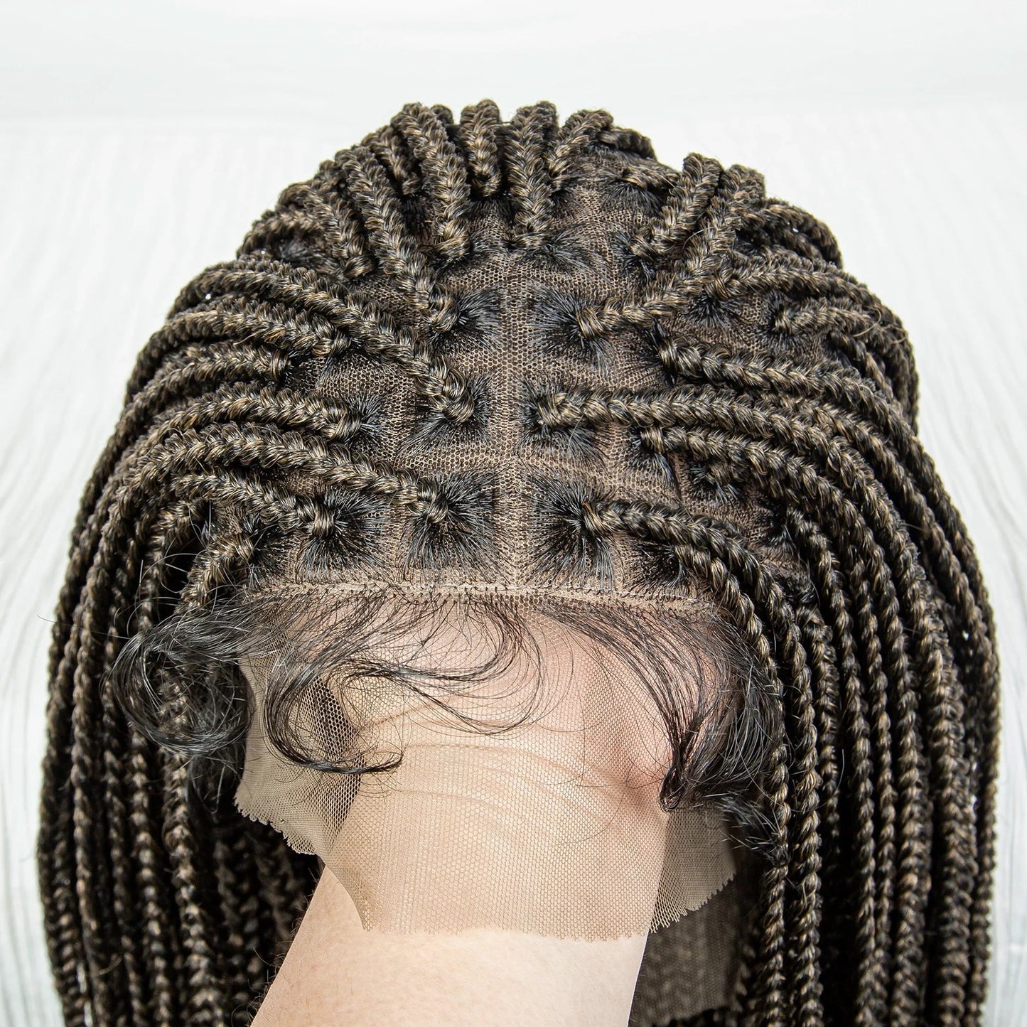 Knotless Cornrow Box Braids Full Lace Wig | Baby Hair | Clearance Sale | Black Women