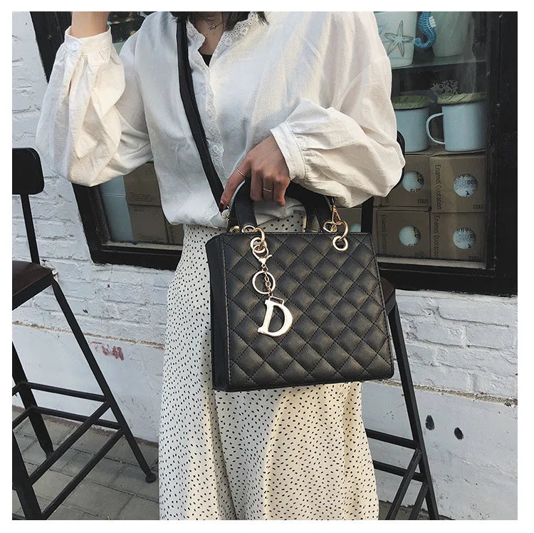 Luxury Lingge Chain Tote Bag | Women's Fashion Shoulder & Crossbody Handbag