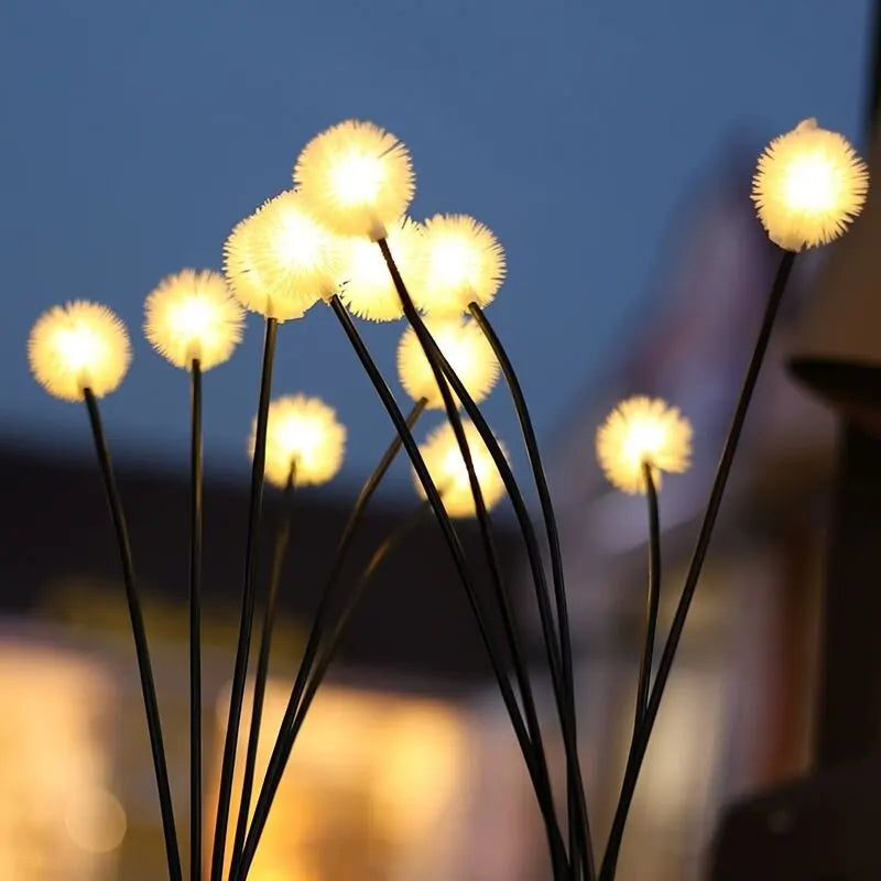 1PC Solar LED Dandelion Garden Lights, 6-Head 2 Modes Lawn Lamp,Ideal Landscape Lighting For Garden,Lawn,Yard,Pathway,Balcony