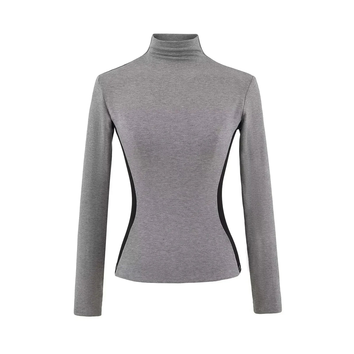 Women's High Neck Slim Fit Fleece Base Layer Top