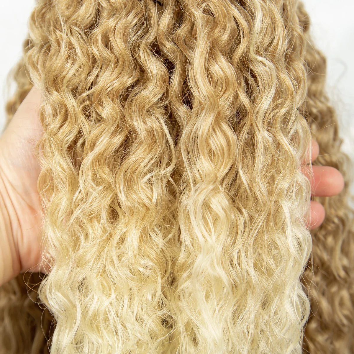 Kima Synthetic Cornrow Braided Wig | 13x4 Lace Front | Ombre Ponytail | Curly Braids | Black Women