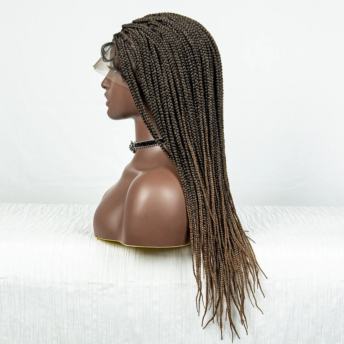 Knotless Cornrow Box Braids Full Lace Wig | Baby Hair | Clearance Sale | Black Women