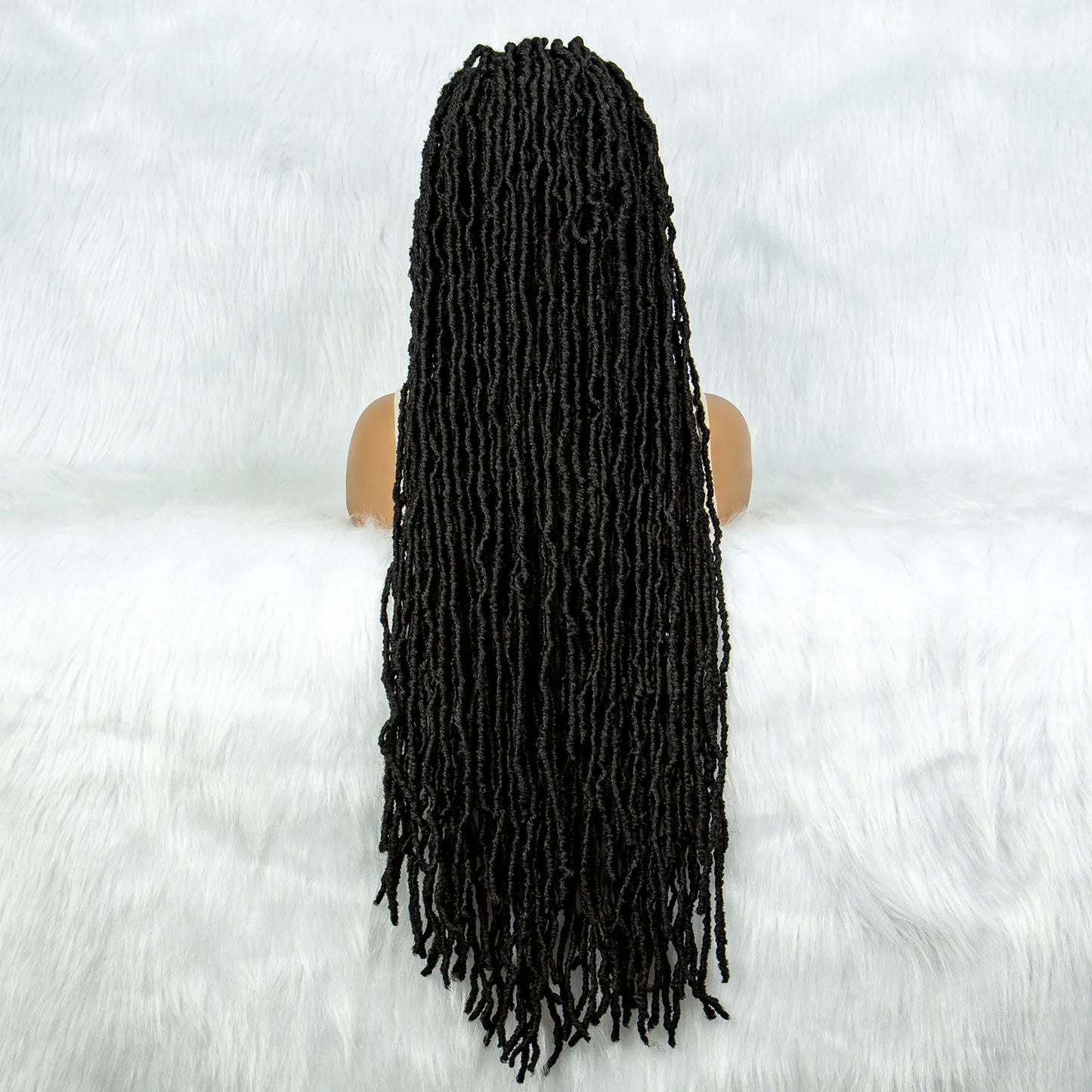 KIMA 36" Colorful Dreadlocks Braids Wig | Full Lace Front & Baby Hair