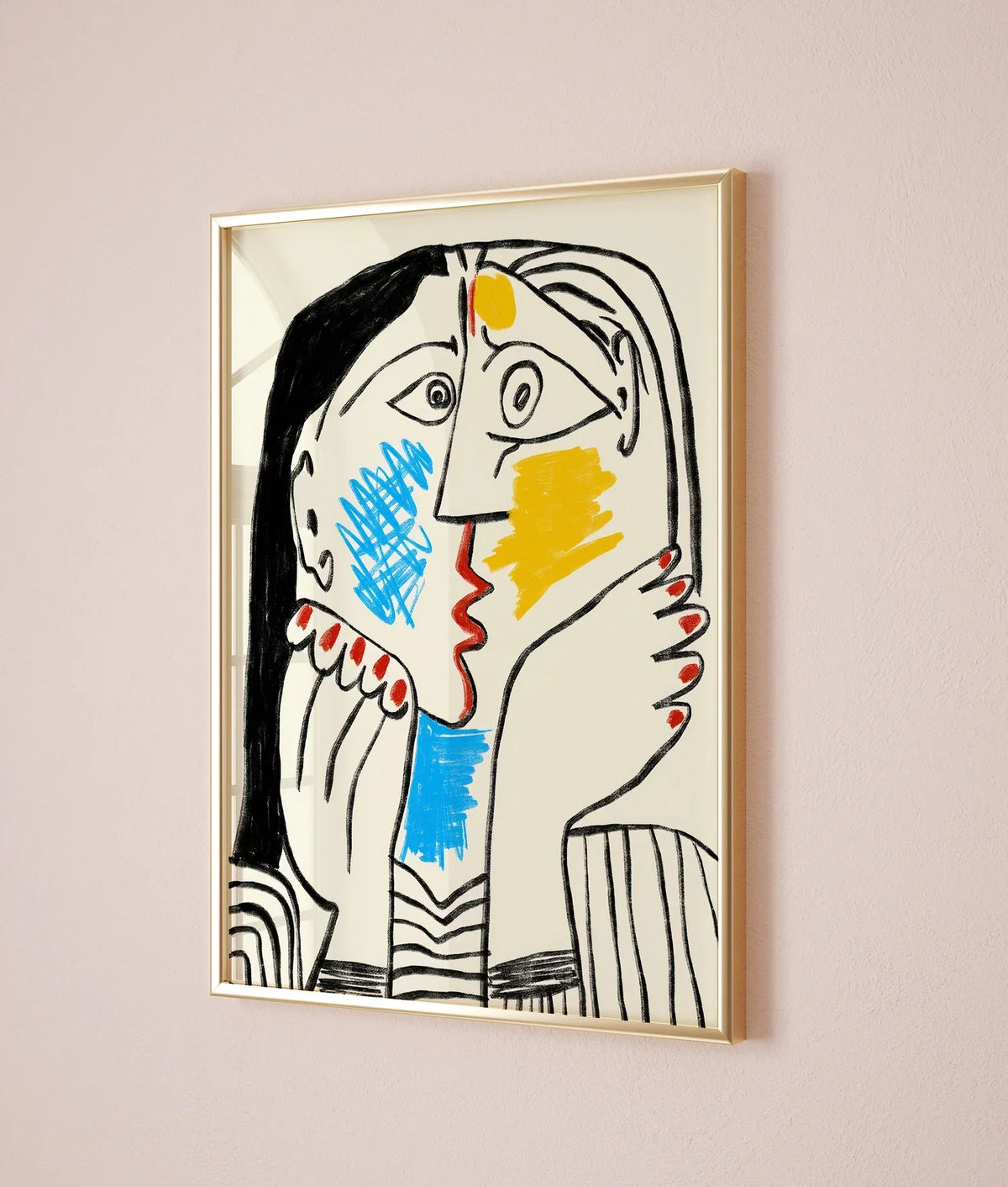 Picasso Exhibition poster, Picasso The Kiss Art Print, Gift Idea for friends, Picasso Exhibition Wall Art Decor, Famous Artist