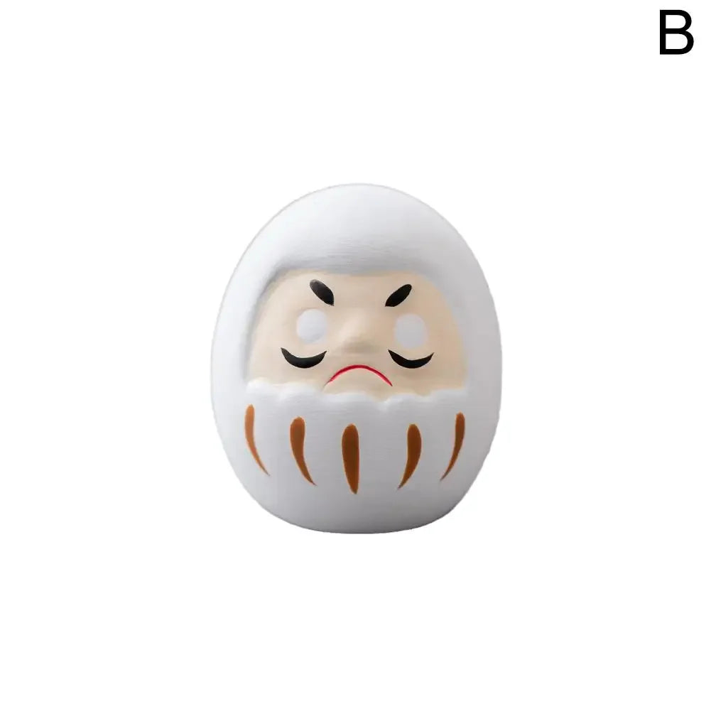 8 styles Japanese Ceramic Daruma Doll Crafts Lucky Charm Fortune Ornament Landscape Home Desk Decor Miniature Gifts Accessories