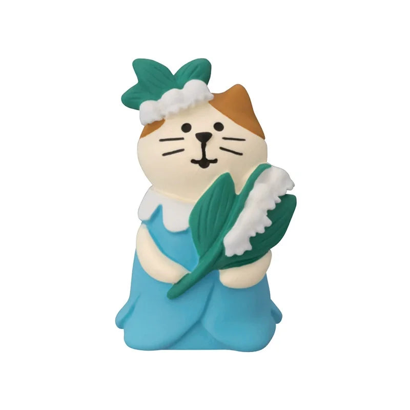 Cute Cat Wedding Zakka Figurine Bride Baby Stroller Resin Model Miniatures Model Cake Ornaments Decor Crafts Desktop Accessories