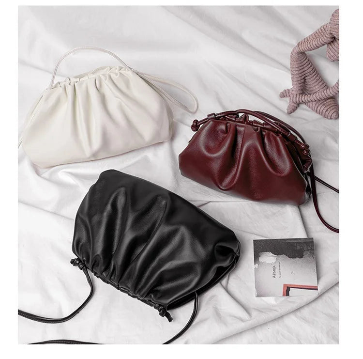 Luxury Soft PU Leather Women's Shoulder Bag | High Quality Small Crossbody Bags & Fashion Female New Handbags (Messenger Hobos)
